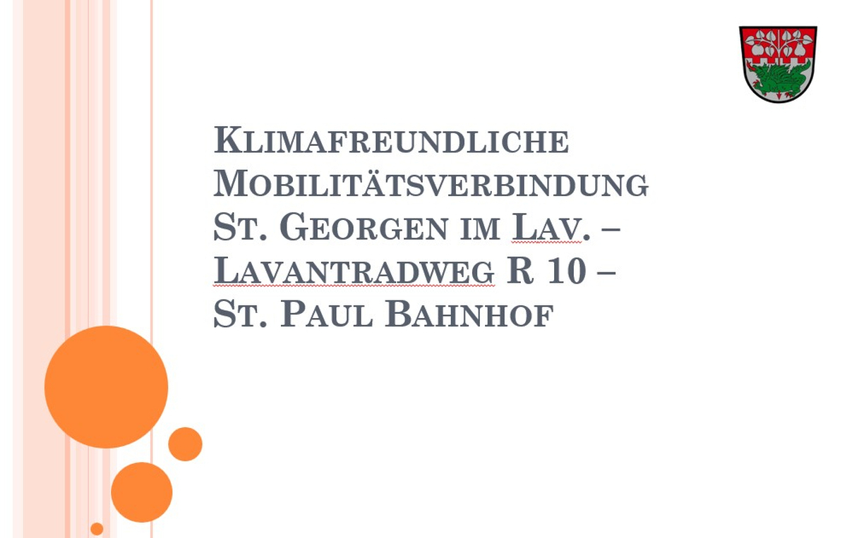 Radweganbindung St. Georgen im Lavanttal